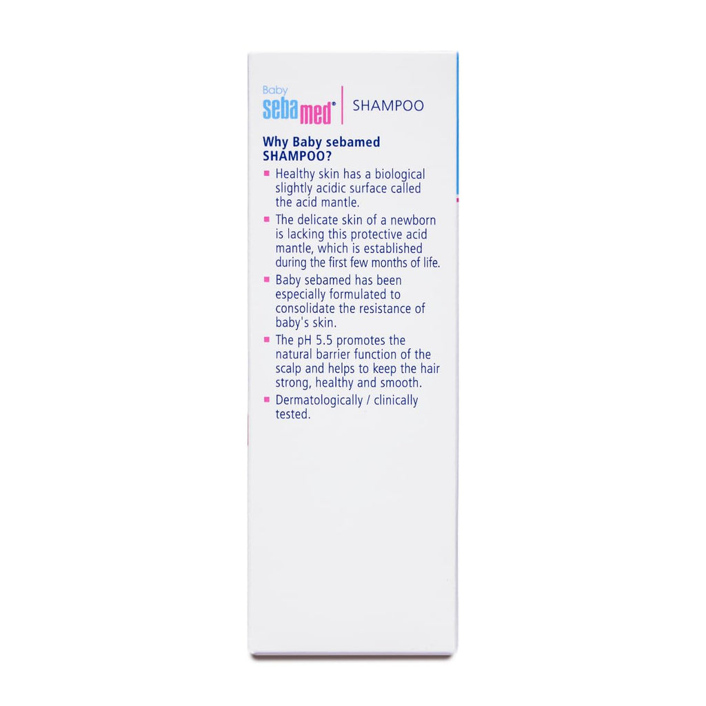Sebamed Baby Shampoo 150 ml|pH 5.5| Ideal for Newborn’s delicate scalp| No Tears | (Pack of 2)