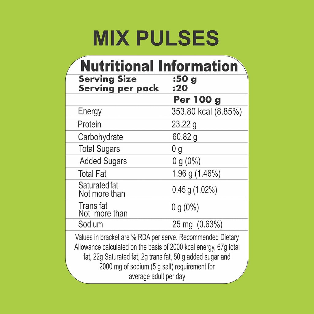Patanjali Unpolished Mix Dal 1kg