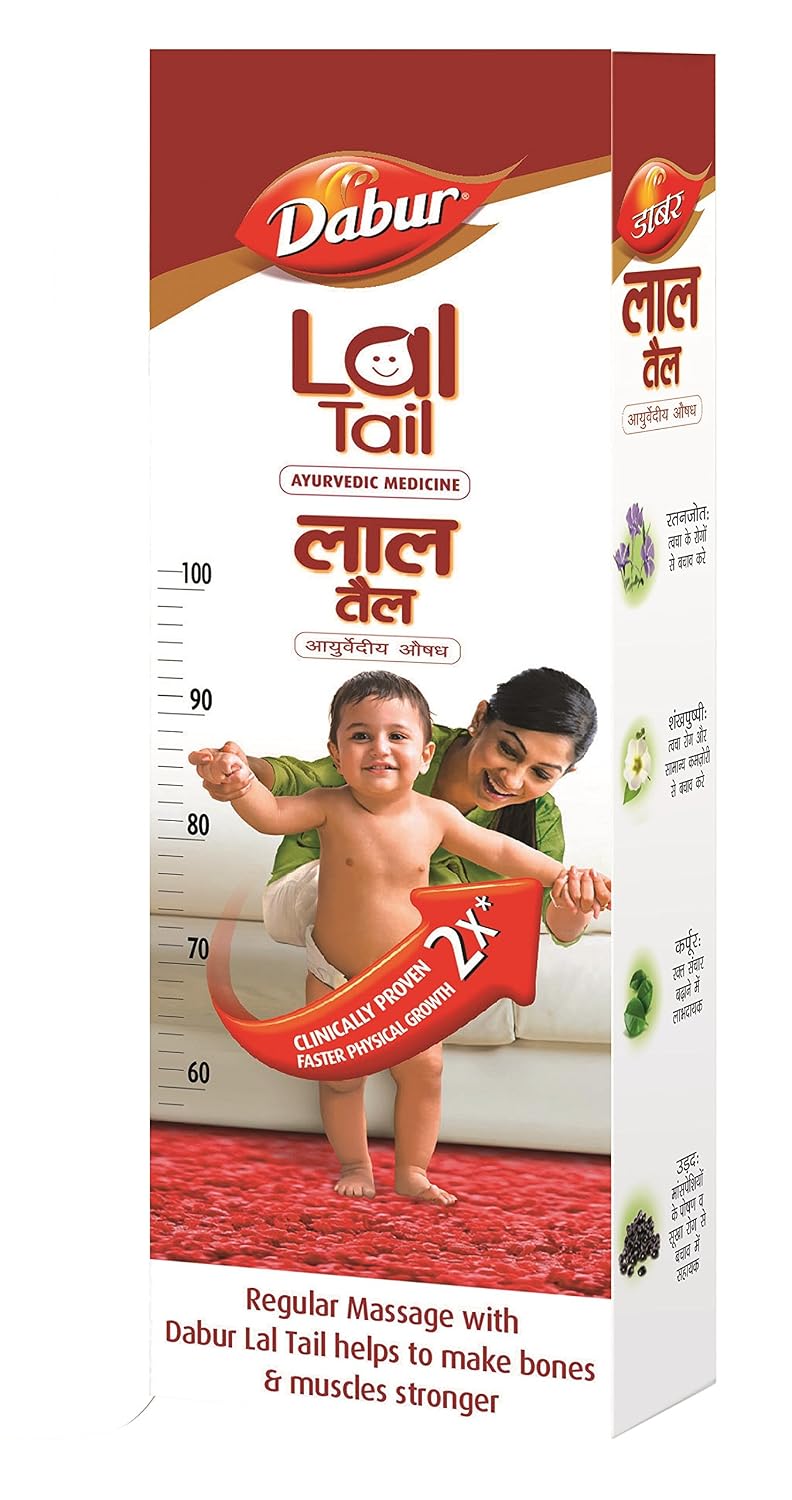 Dabur Lal Tail - 500ml & Dabur Giloy Neem Tulsi Juice -1L