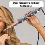 Professional Feel Abs Hair Curler For Women-[ Curling The Hair Without Damage ] (F-13) Electric Hair Curler (Barrel Diameter: 25 cm)