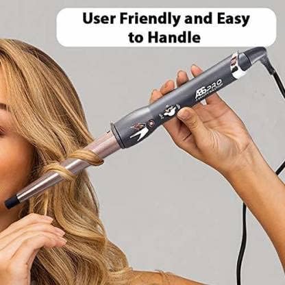 Professional Feel Abs Hair Curler For Women-[ Curling The Hair Without Damage ] (F-13) Electric Hair Curler (Barrel Diameter: 25 cm)