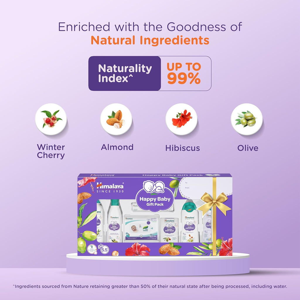 Himalaya Happy Baby Gift Pack 7s with Newborn Baby Essentials