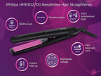 PHILIPS Hair Dryer (Hp8100/60) & Straightener (Hp8302) Combo, 1000 Watts, Blue