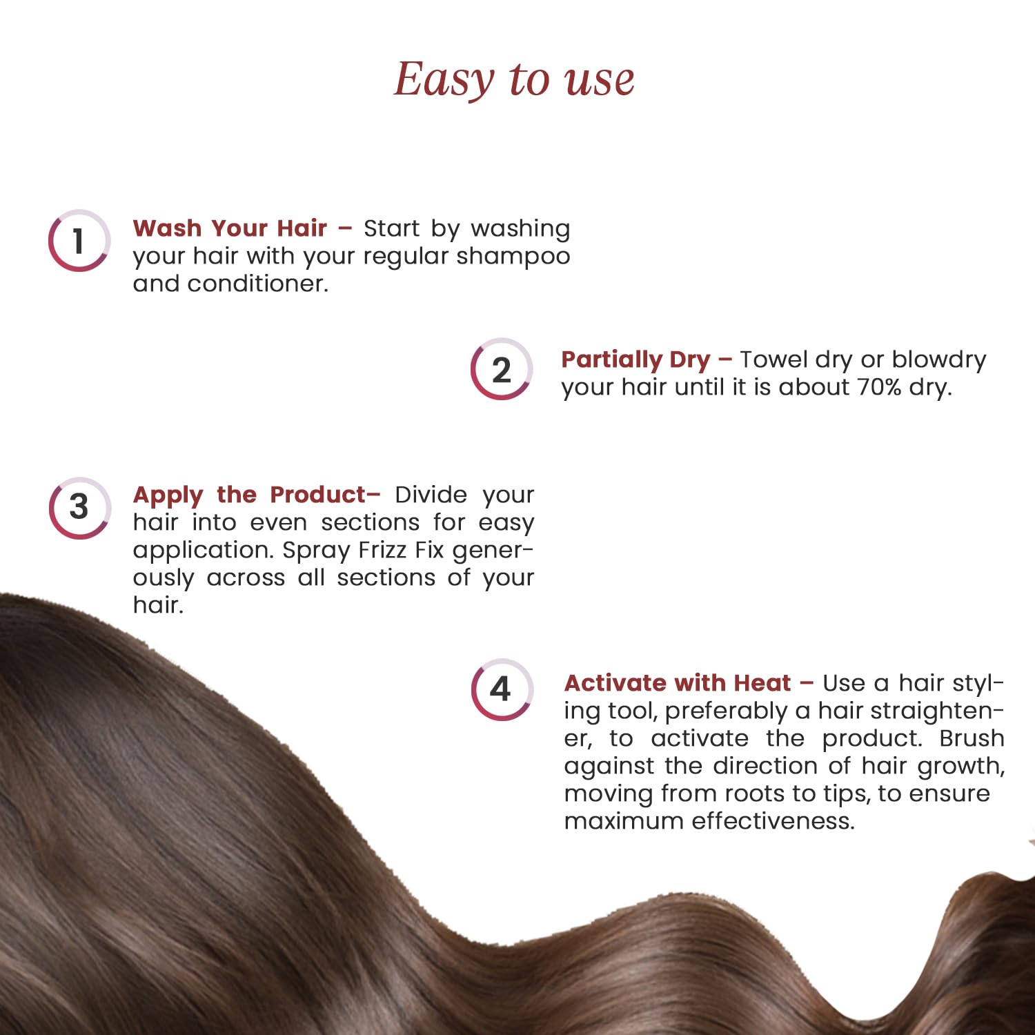 Urban Yog MakeMeeBold 3-in-1 Hot Air Brush & Frizz Fix Mist Combo | 1.5" Barrel Hair Dryer, Straightener & Volumizer | Anti-Frizz Hair Spray for Smooth, Frizz-Free Hair