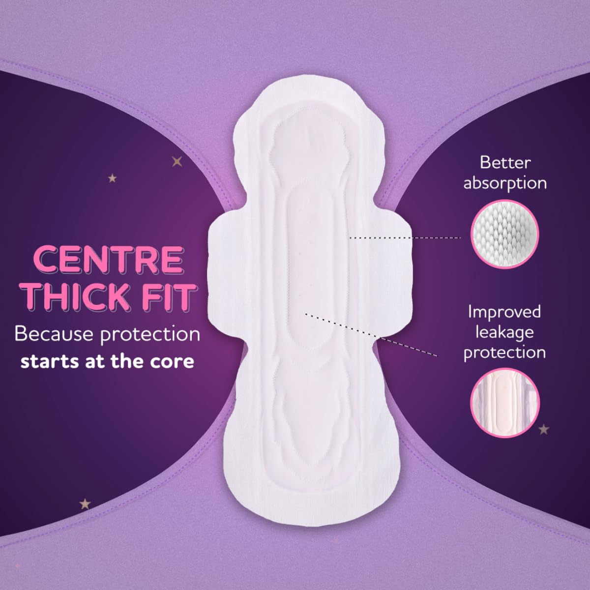 Sofy Women Bodyfit Longest XXL Sanitary Pads |Night Protection  Pack Of 40