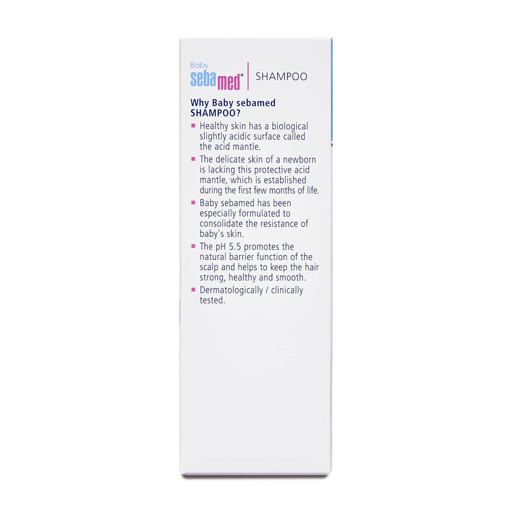 Sebamed Baby Shampoo 150 ml|pH 5.5| Ideal for Newborn’s delicate scalp| No Tears | (Pack of 2)