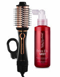 Urban Yog MakeMeeBold 3-in-1 Hot Air Brush & Frizz Fix Mist Combo | 1.5" Barrel Hair Dryer, Straightener & Volumizer | Anti-Frizz Hair Spray for Smooth, Frizz-Free Hair