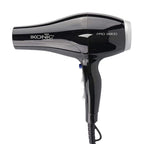 IKONIC Pro 2800+ Hair Dryer, Black|Professional|Brushless Dc Motor|Low Noise Function|Lightweight Design|Interchangeable Nozzle|Diffuser Attachment|Versatile Heat&Speed Setting|2600 Watts