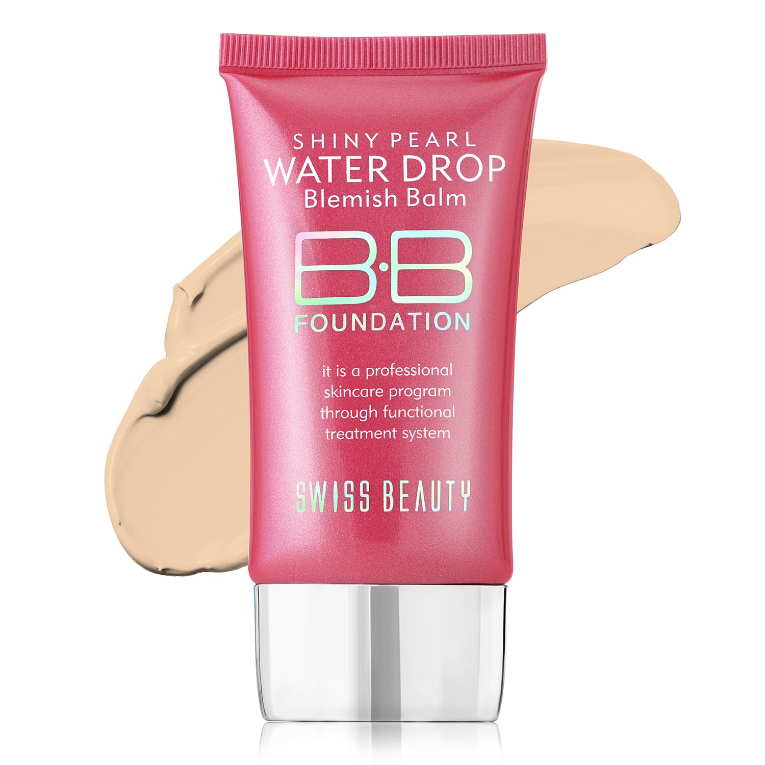 Swiss Beauty Matte Shiny Pearl Water Drop Blemish Long Lasting Balm BB Lightweight,40ml