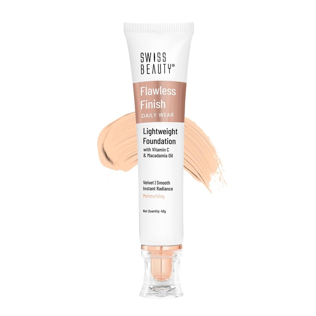 Swiss Beauty Flawless Finish Foundation | Medium Coverage , 40gm