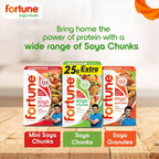 Fortune SOYA Chunks Pouch, 1kg 10% Extra