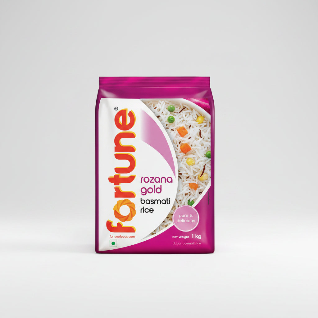 FORTUNE Rozana Gold Basmati Rice (Medium Grain) (1 kg)