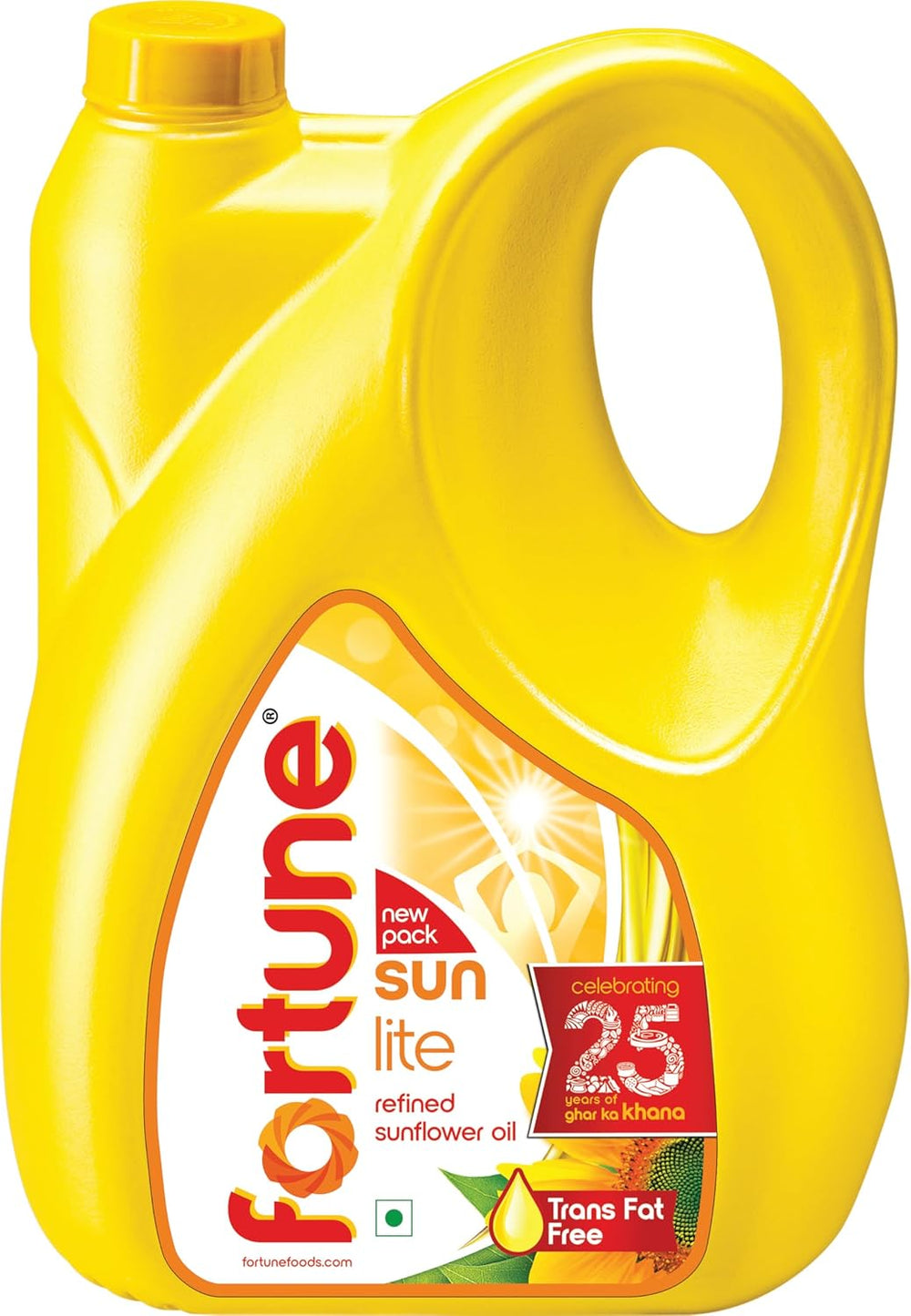 Fortune Sunlite Refined Sunflower Oil, 4.35 Kg