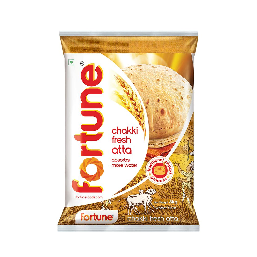 Fortune Chakki Fresh Atta, 5 kg