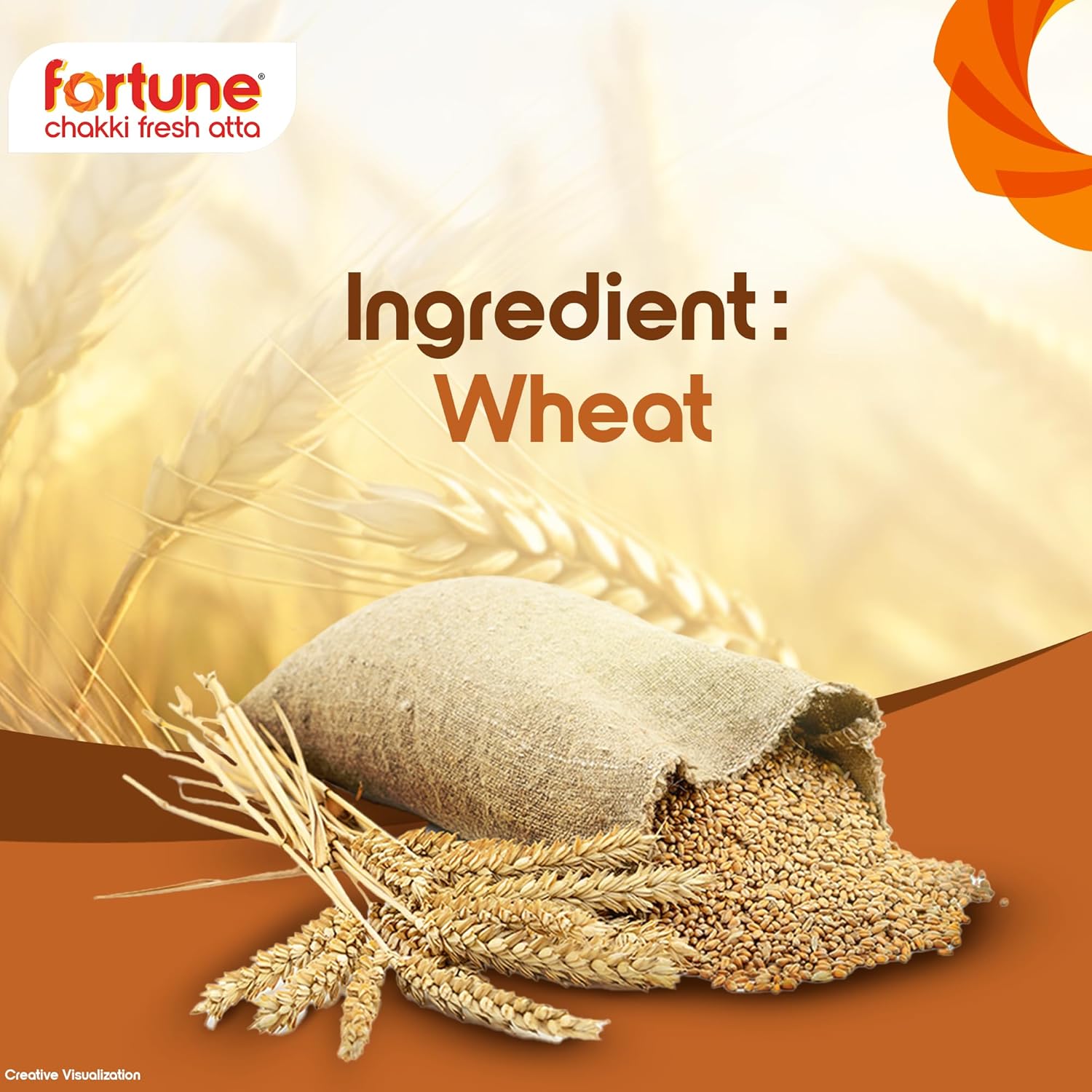 Fortune Chakki Fresh Atta, 5 kg