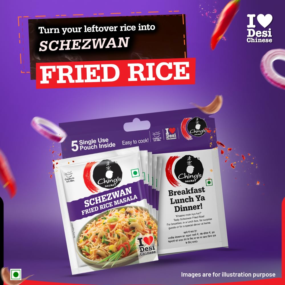 Ching’s Secret Desi Chinese Schezwan Fried Rice Masala, 100g