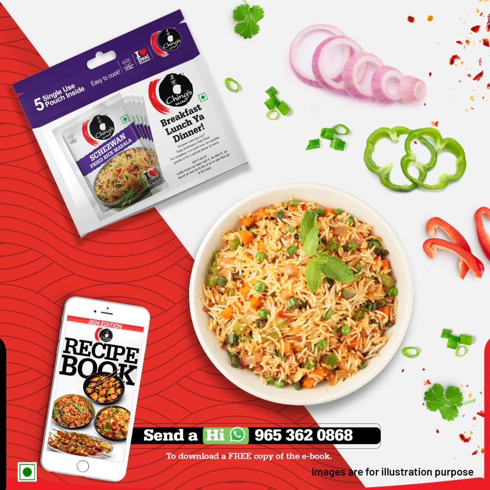 Ching’s Secret Desi Chinese Schezwan Fried Rice Masala, 100g