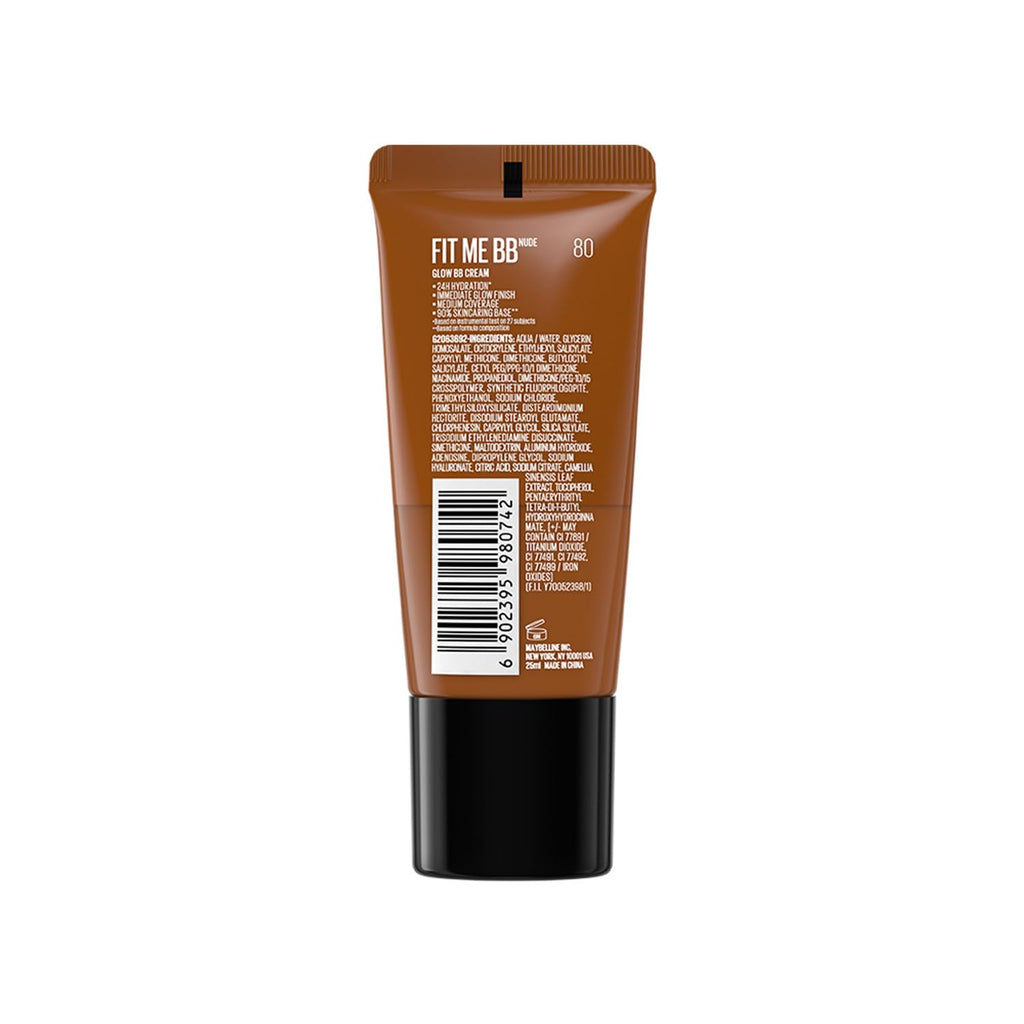 Maybelline New York Fit Me BB Nude Glow BB Cream, 80,25ml