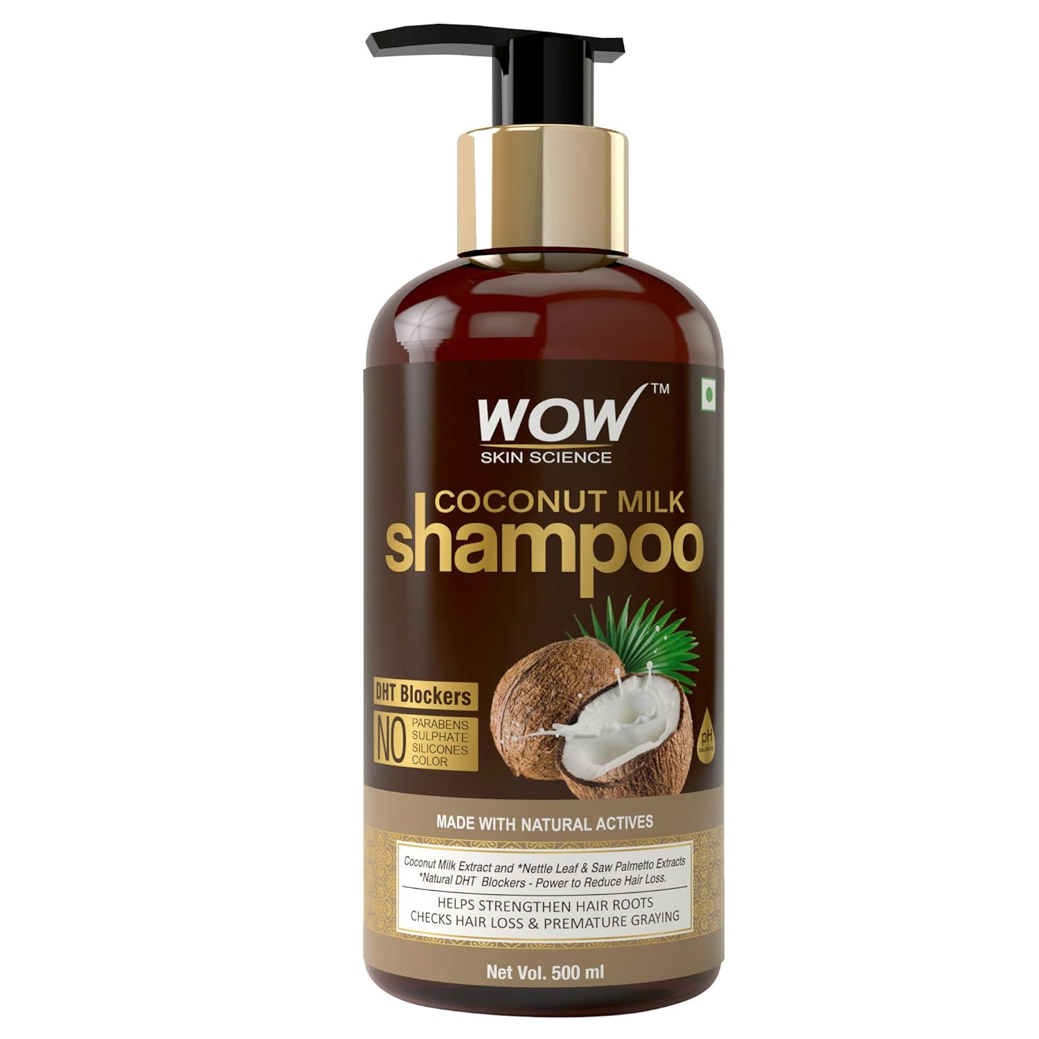 WOW Skin Science Coconut Milk Shampoo 500ml