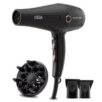 VEGA PROFESSIONAL Pro Dry 2600W Hair Dryer for Women & Men, Professional Blow Dryer with Combination of 4 Heat & 2 Speed Settings, Cool Shot Button & 16 Amp Plug, Salon Hair Styling at Home (VPPHD-11)