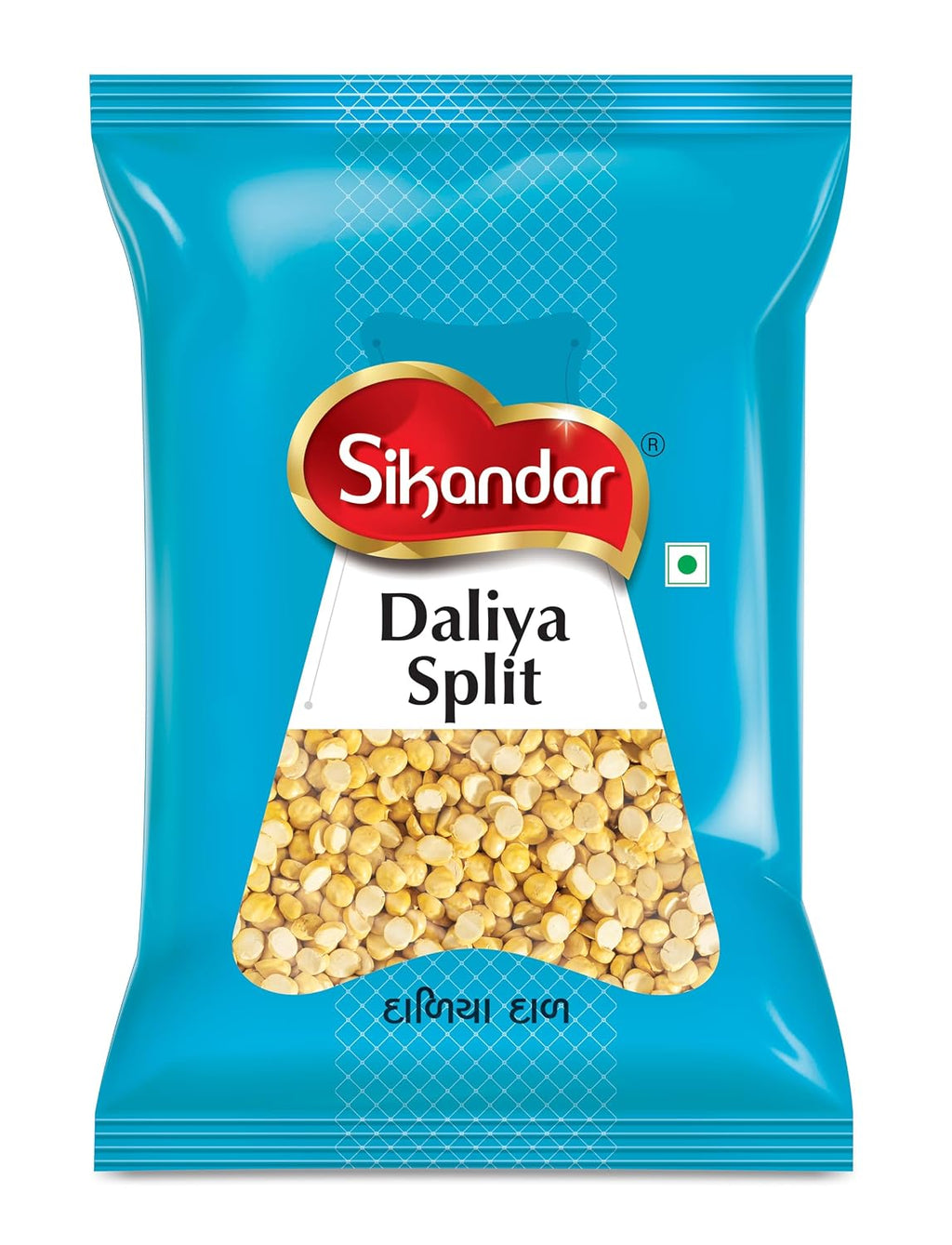 Sikandar Premium Roasted Daliya Split (Bhuna Chana Dal) – 400g Pack of 2
