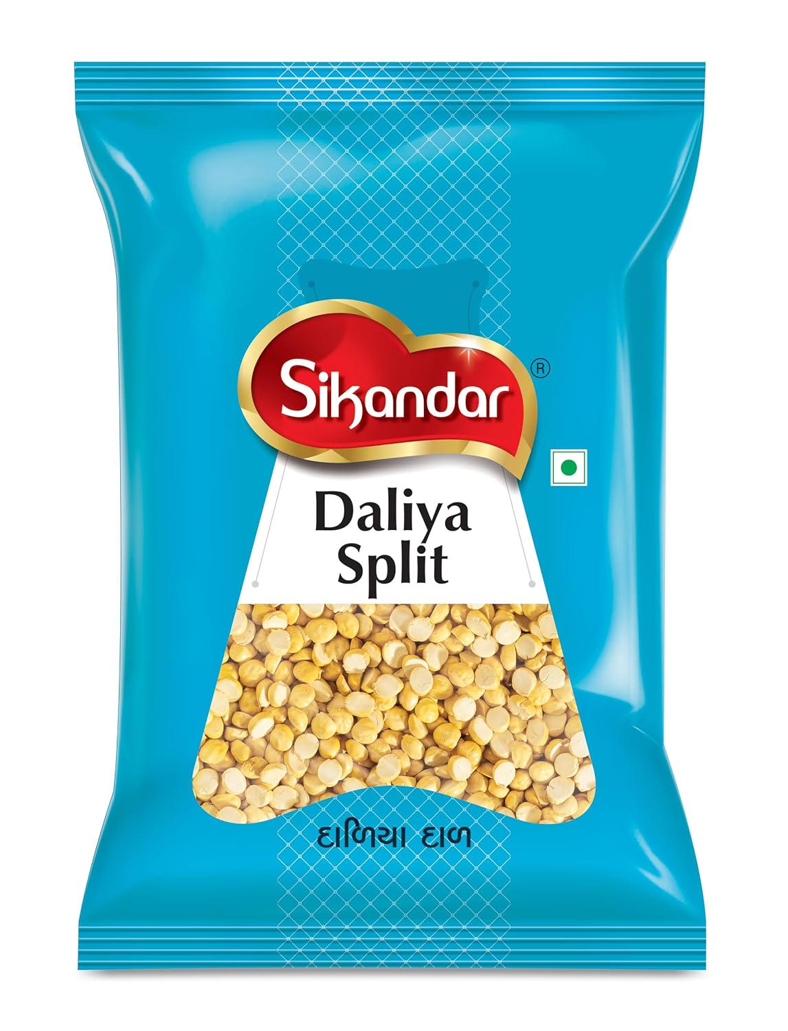 Sikandar Premium Roasted Daliya Split (Bhuna Chana Dal) – 400g Pack of 2