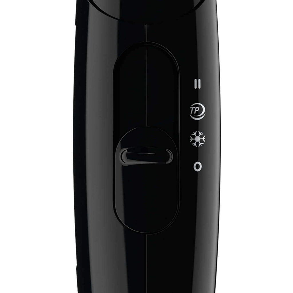 Philips Essential care.Thermoprotection.Foldable.DC 1200W motor.3 heat/speed settings + cold shot. No ions. Easy storage hook. Concentrator. 1.5m 3-pin, Bhc010/13