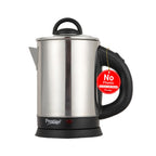 Prestige 1.7L PKGSS Stainless Steel Electric Kettle | 1350 Watts | Glass Lid with heat resistent handle | Single Touch lid locking |Automatic Cut Off | Silver