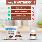 MYFITNESS Peanut Butter Chocolate Spread Smooth 227g  (Pack of 3)