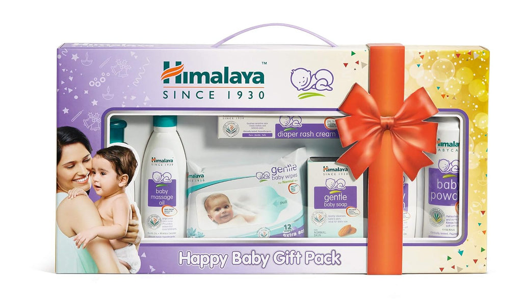 Himalaya Herbals Babycare Gift Pack&Babycare Gift Basket (White)