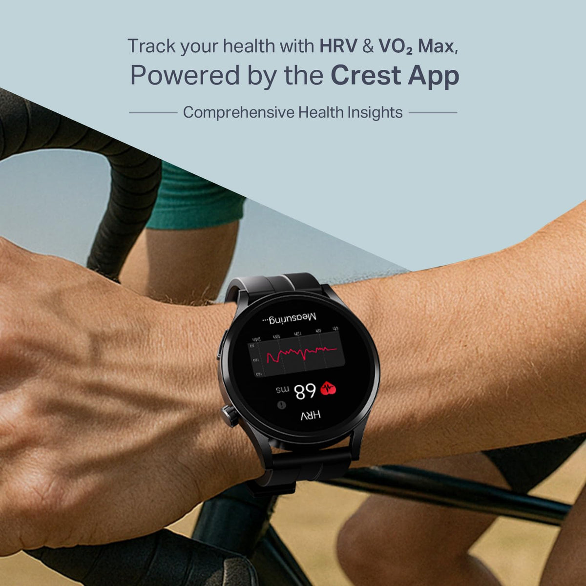 boAt Chrome Horizon, Premium Metal Body, Video Watch Faces, 1.51”(3.83cm) AMOLED Round Display, HRV & VO2 Max, Auto-Activity Detection, ASAP Charge, HRV Smartwatch for Men & Women (Midnight Black)