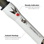 PROFESSIONAL FEEL Professional FEEL Hair Curler For Women - Electric Curling Wand [Curling The Hair Without Damage] Electric Hair Curler (Barrel Diameter: 25 Mm), White