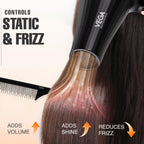 VEGA PROFESSIONAL Pro Dry 2600W Hair Dryer for Women & Men, Professional Blow Dryer with Combination of 4 Heat & 2 Speed Settings, Cool Shot Button & 16 Amp Plug, Salon Hair Styling at Home (VPPHD-11)