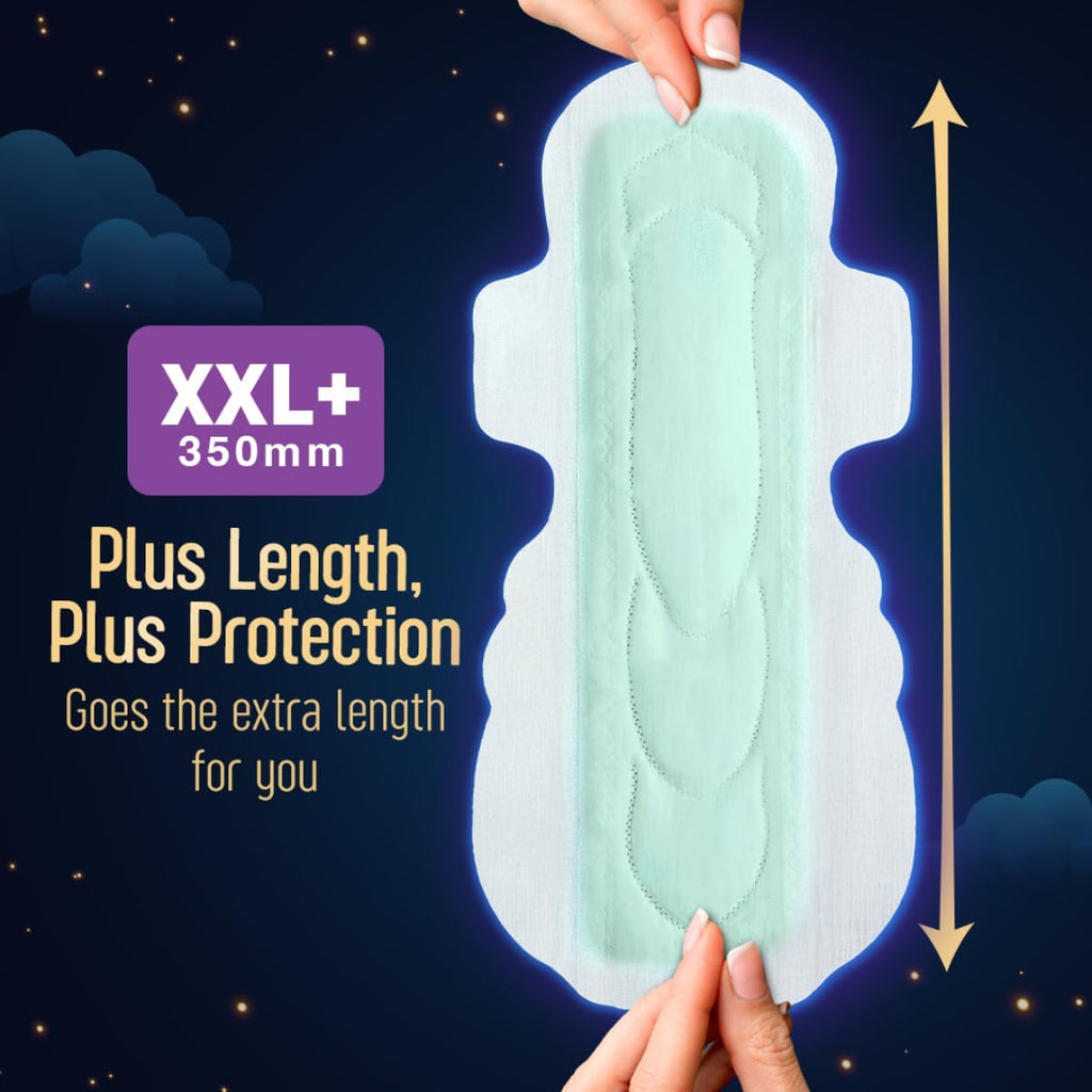 Sofy Women Antibacteria XXL+ Sanitary Pads |Night Protection  Pack Of 18
