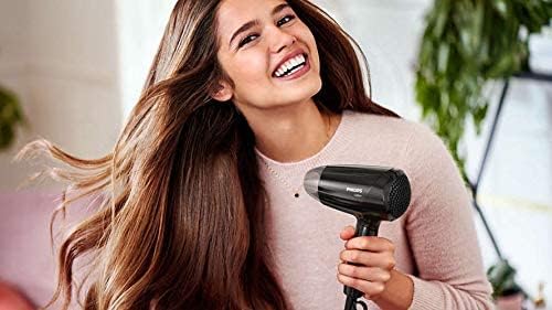 Philips Essential care.Thermoprotection.Foldable.DC 1200W motor.3 heat/speed settings + cold shot. No ions. Easy storage hook. Concentrator. 1.5m 3-pin, Bhc010/13