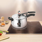 Milton Pro Cook Induction Cookware & Gas Stove Friendly Triply Stainless Steel Curve Pressure Cooker with Inner Lid 5 Litre | Gasket Release System | Hot Plate & Flame Safe | 5 Year Warranty | Silver
