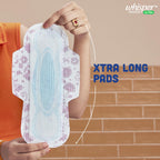 Whisper Choice Sanitary Pads with Wings for Women, XL, 40s Napkins