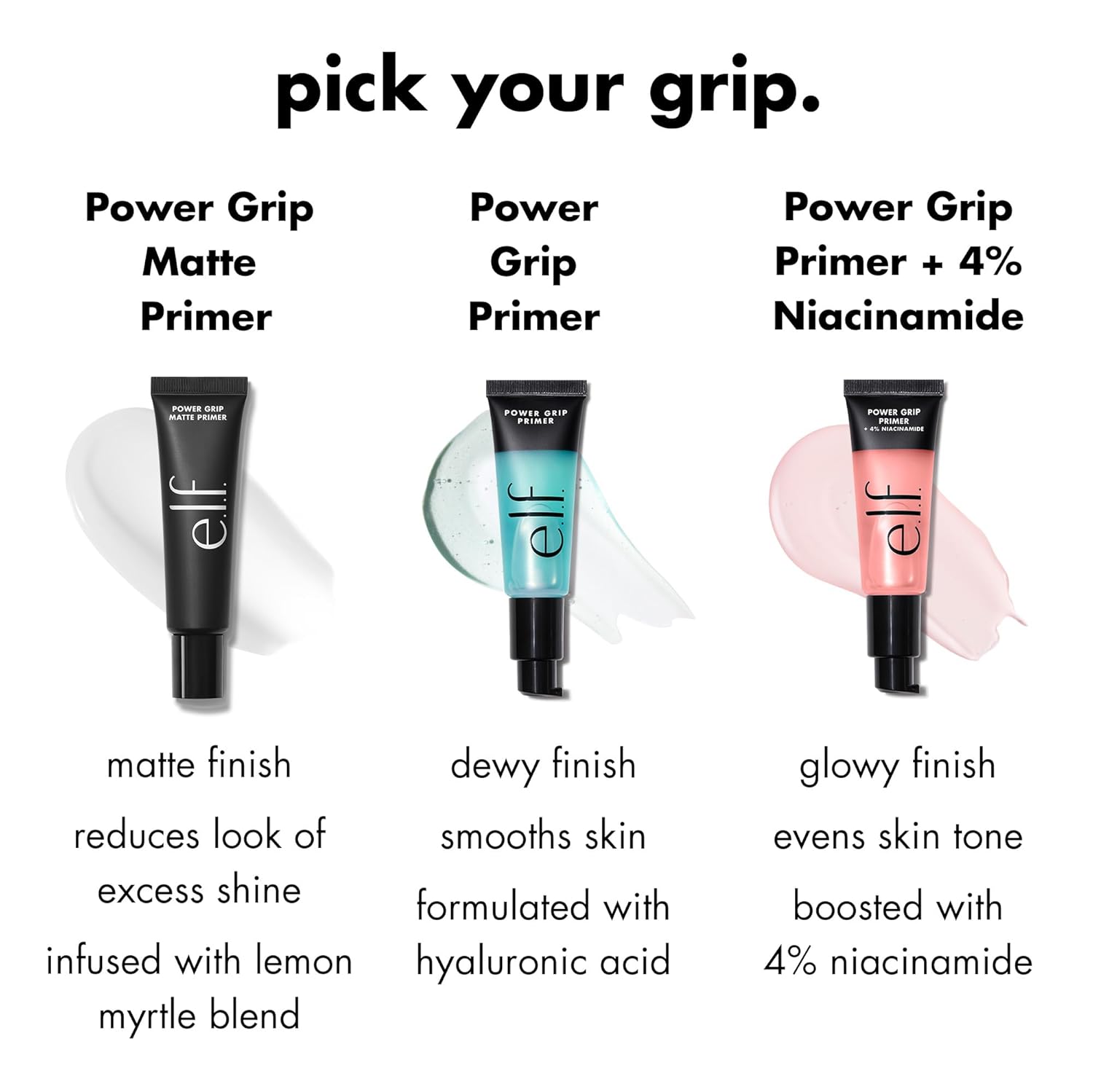 e.l.f. Power Grip Primer, Gel-Based &amp; Hydrating Face Primer