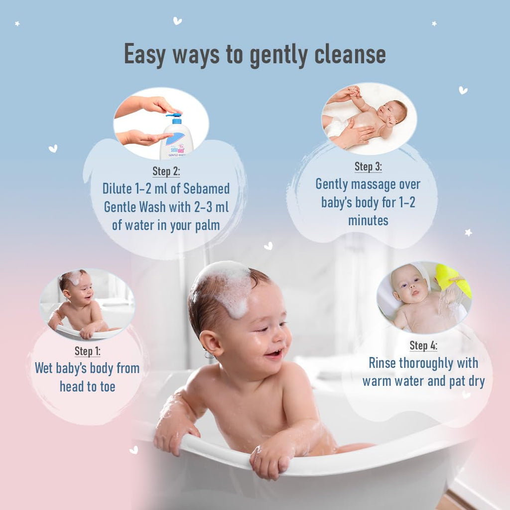 Sebamed Baby Gentle Wash|pH 5.5|Baby Body Wash