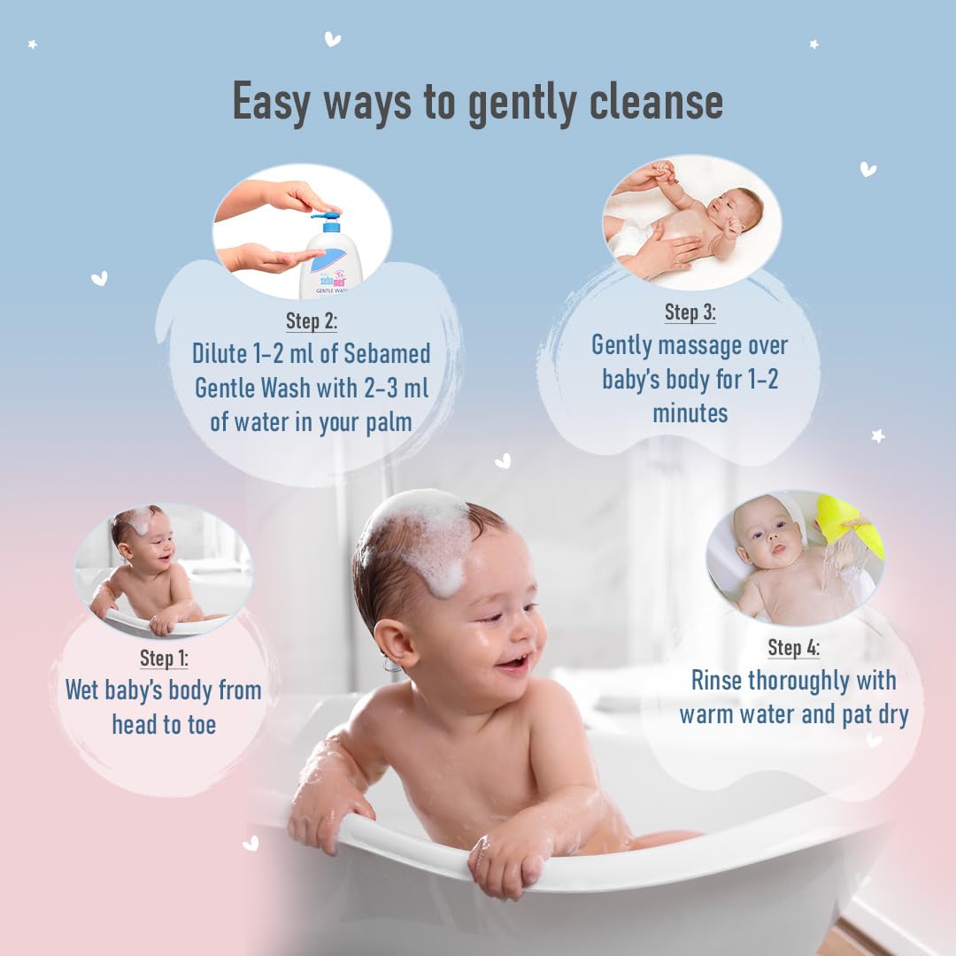 Sebamed Baby Gentle Wash|pH 5.5|Baby Body Wash