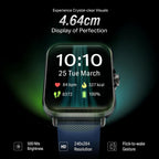 boAt Storm Infinity w/21 Days Extensive Battery Life, BT Calling, Huge 550mAh Battery, Fast Charge, 1.83” (4.65cm) Display, HR, SpO2 & Sleep Tracking, Smart Watch for Men & Women (Deep Blue)
