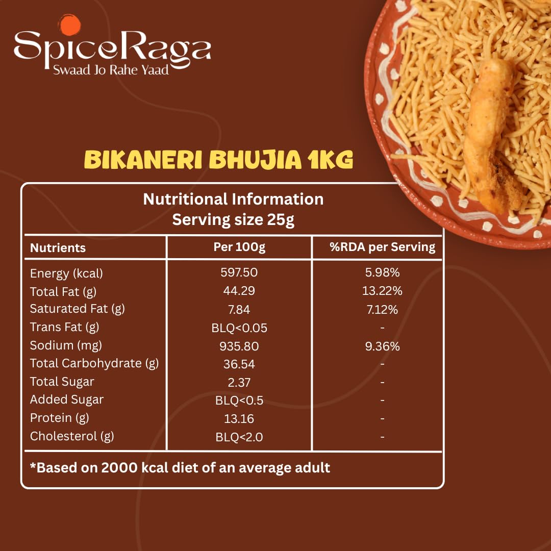 SpiceRaga Bikaneri Bhujia 1Kg