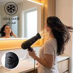 Wahl India WCHD8-1324 Argan Oil Infused Hair Dryer; 3 Heat & 2 Speed Settings; 2200 Watts, 2 attachments- Concentrator and diffuser, Black