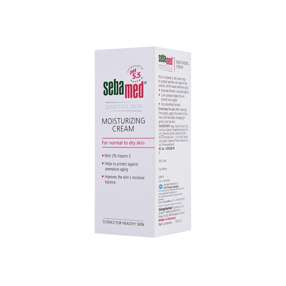 Sebamed Moisturizing cream 100ml | Normal to Dry skin
