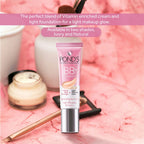 POND'S BB+ Cream | Instant Spot Coverage | Light Make-up Glow | Ivory 9g