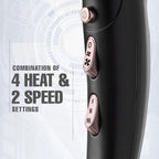 VEGA PROFESSIONAL Pro Dry 2600W Hair Dryer for Women & Men, Professional Blow Dryer with Combination of 4 Heat & 2 Speed Settings, Cool Shot Button & 16 Amp Plug, Salon Hair Styling at Home (VPPHD-11)