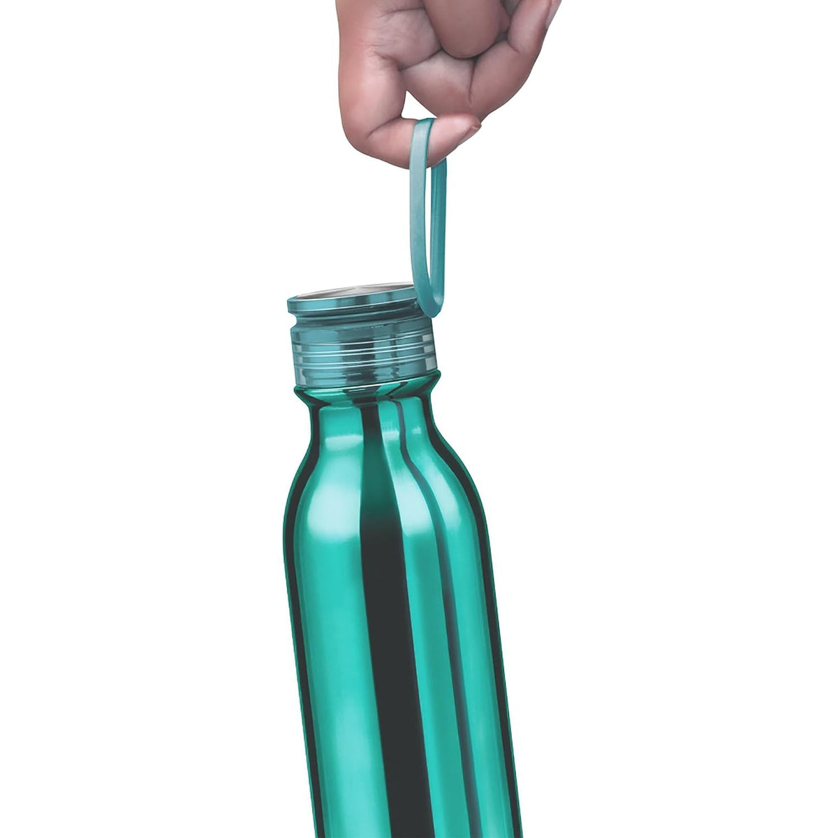 Milton Glitz 1000 Thermosteel Water Bottle 1 LTR, 24 Hr Hot and Cold I Leak Proof Lid, ISI Certified I Water Bottle for School, Office, Gym, Dark Blue