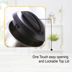 Usha Electric Kettle 1200 Watts | 1.5 Litres| Cool touch handle | Wider Mouth | Food-grade stainless steel | Safety with auto cut-off function (Silver & Black)