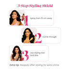 Urban Yog MakeMeeBold Styling & Care Combo | 3-in-1 Hot Air Brush + Heat Therapy Mask with Self-Heating Cap + Heat Protectant Spray 200ml | Dryer, Straightener, Volumizer | Repair, Frizz-Free, Smooth & Shiny | Gifts for Women