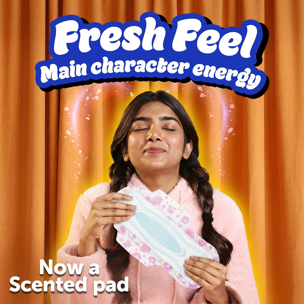 Whisper Choice Sanitary Pads with Wings for Women, XL, 40s Napkins